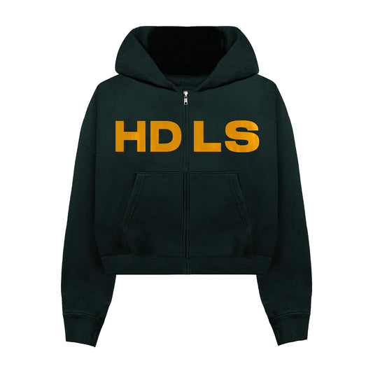 HDLS 'SPELL OUT' ZIP UP [GREEN]