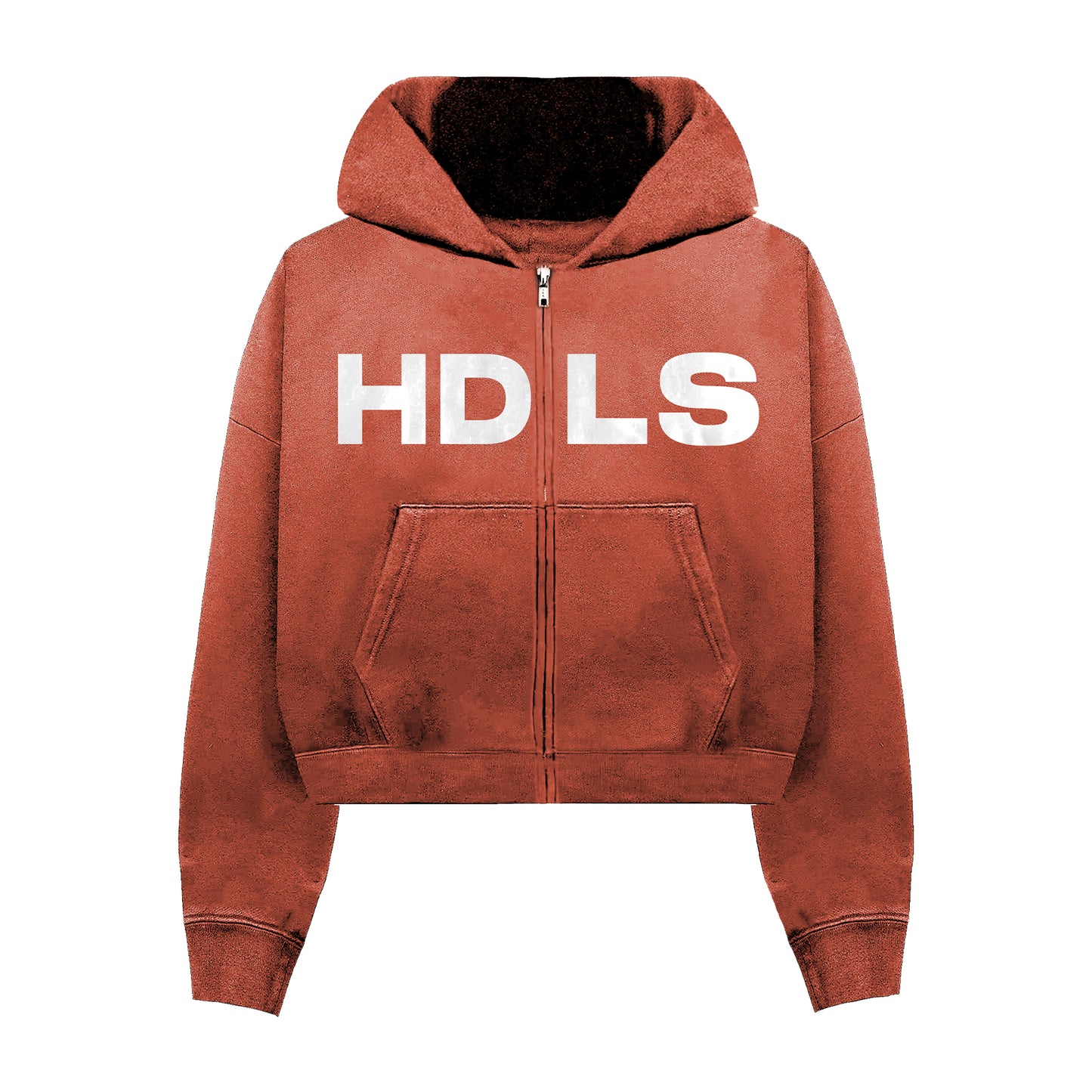 HDLS 'SPELL OUT' ZIP UP [SALMON]